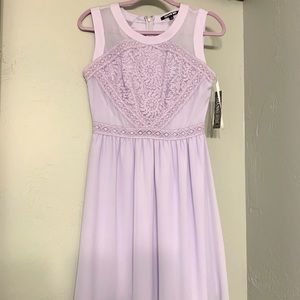 Gianni Bini cocktail length lavender dress